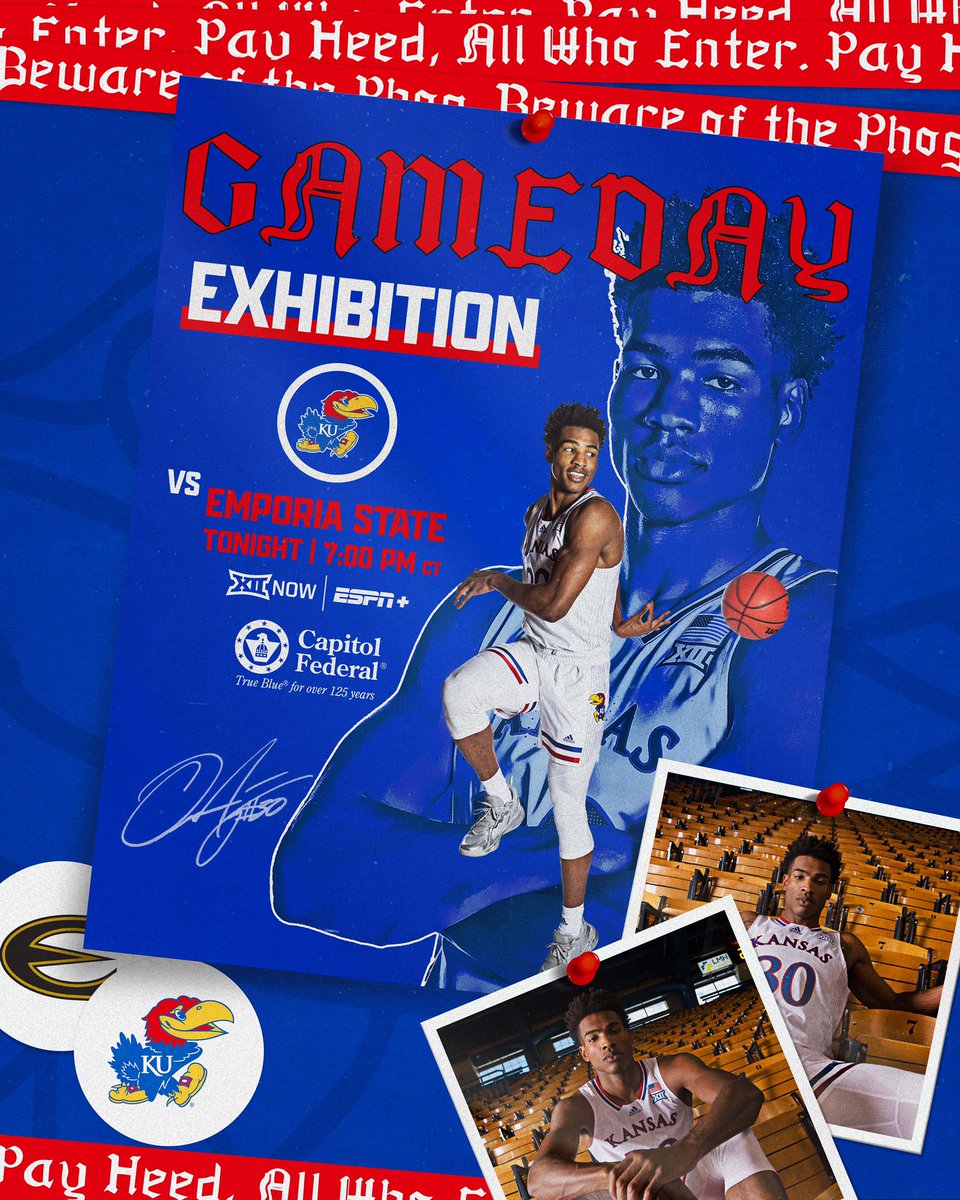 KUHoops's tweet photo. Get your first full look at the squad tonight 👀 

Still 🎟 available ➝ https://t.co/fMV4FzPpYc https://t.co/usbCdwMzHb