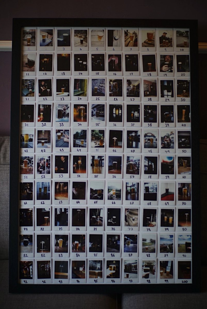 alldoomandgloom's tweet photo. ‘100 Instant Cask Pints’ framed.
Quite happy with how it came out. https://t.co/tFjO3kxP2l