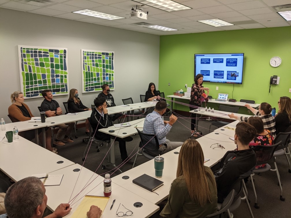 prioritymktg's tweet image. Here's Assistant Director of Account Services Alyssa Gonzalez leading our recent Website Process Meeting where our team reviewed the entire process of building websites from initial concept to post-launch activities! #WebWednesdays #PriorityMarketing