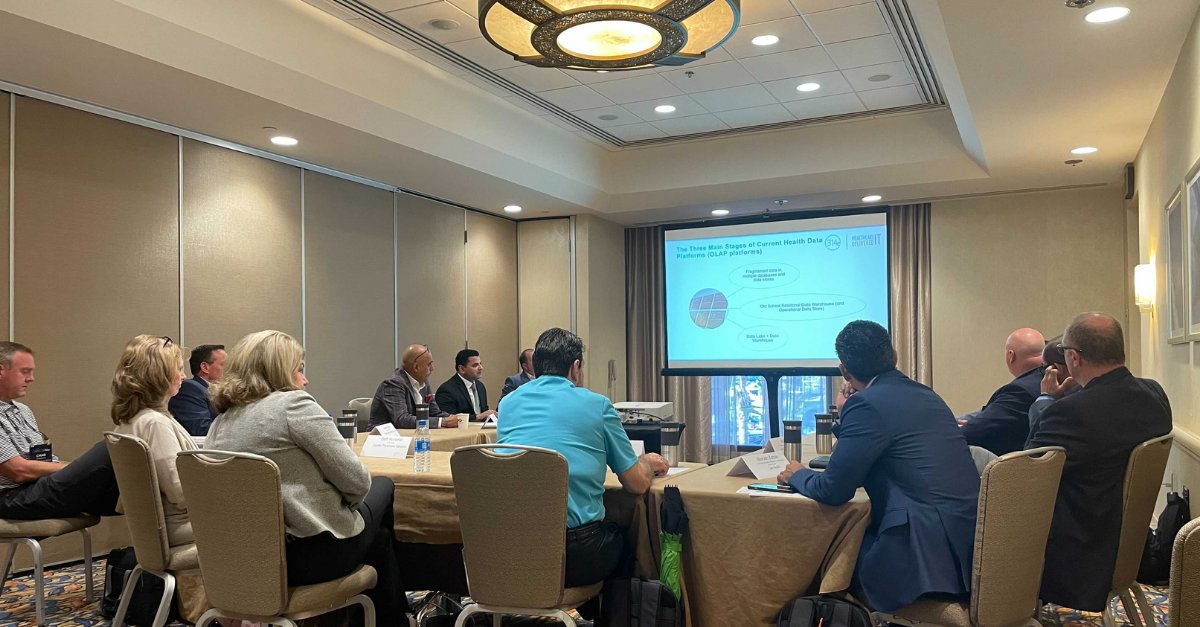 314e's tweet photo. What an inspiring #CHIME21Fall Forum in San Diego last week! We held a focus group on Health Data Platform Strategy and discussed core issues with healthcare leaders from multiple hospitals. We look forward to more such sessions in the future! https://t.co/bTzNHk0vuk