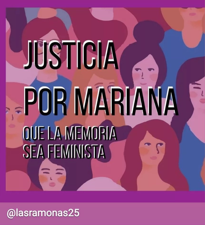Justicia por Mariana. Que ninguna otra piba sea juzgada por hablar. Que los abusadores estén PRESOS... Siempre del lado de las pibas.