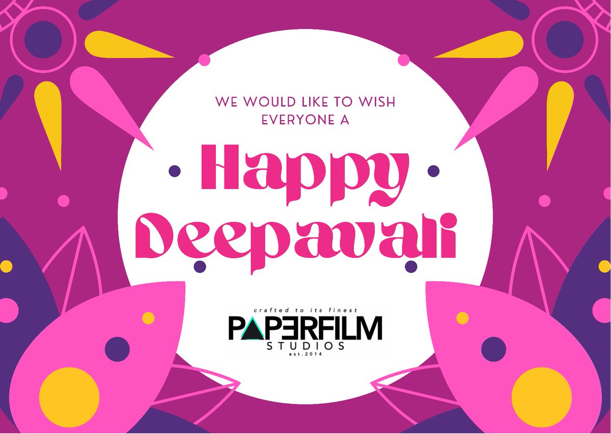 PaperFilmPro's tweet image. Happy Deepavali!
