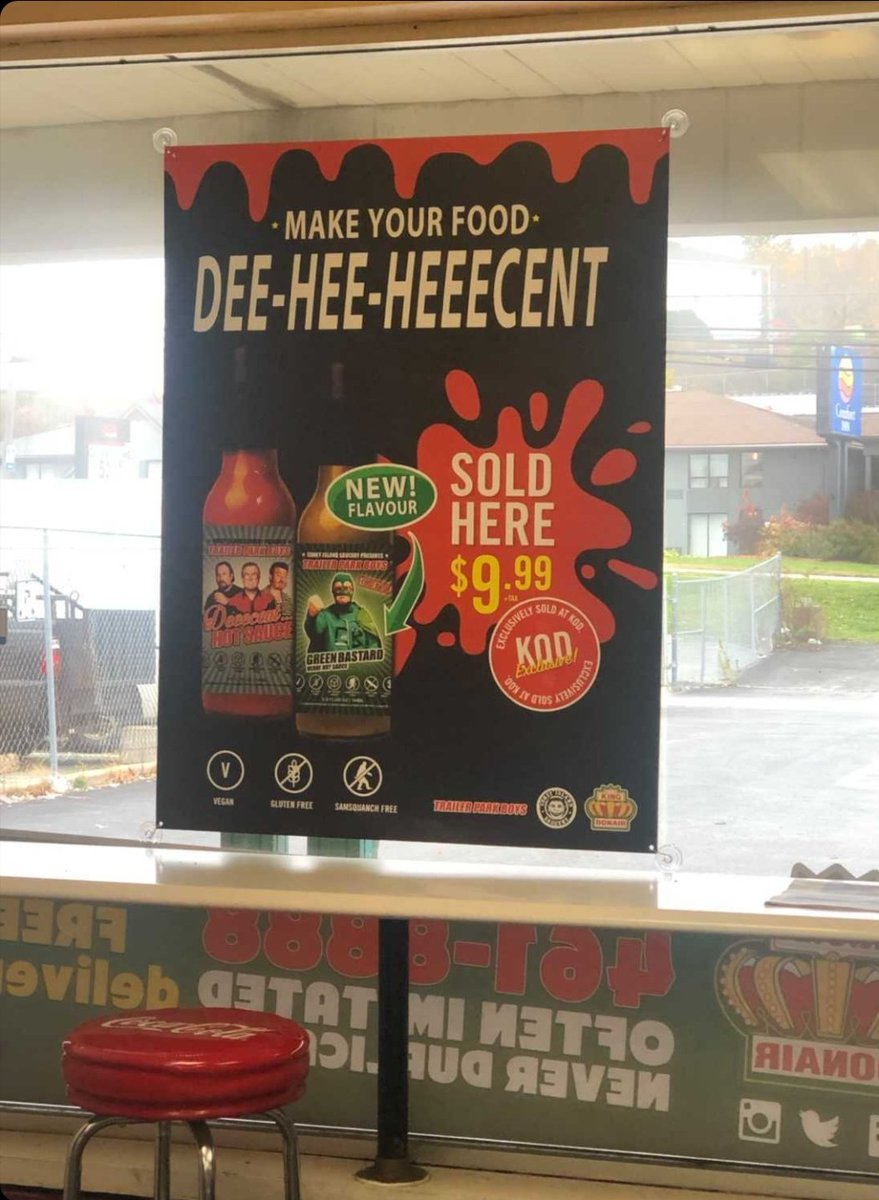 ConeyIslSaucery's tweet photo. Hey Nova Scotia!!!!! Need some of sauce! @kingofdonair got you covered!!! They are fully stocked at multiple locations!!!
#novascotia #canada #hotsauce #kingofdonair #donair #deeecent #greenbastard #Dartmouth #trailerparkboys #swearnet https://t.co/GuolHrq1lS