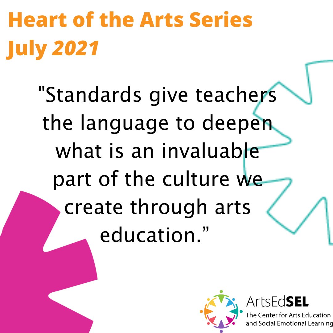 Standards are typically seen as rules that have to be in the classroom. SEL standards are so much more. Learn more in our July Brief!

#sel #arteducation #artsednj #artsedisessential #arteducationmatters #artsreducation #artteacher #musicteacher #artsednow #artstandards