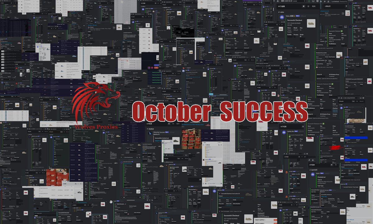 Celebrate October Success

🎁🎁Giveaway🎁🎁

🐺Wolves Platinum（P2）5*2GB

Retweet🔃+Follow✅+Like❤️+Tag Friend👬

48H🔚 END

WolvesProxy Invite

discord.gg/e7MWUGs?hT       ?=1+6

First come first served

Have a good day