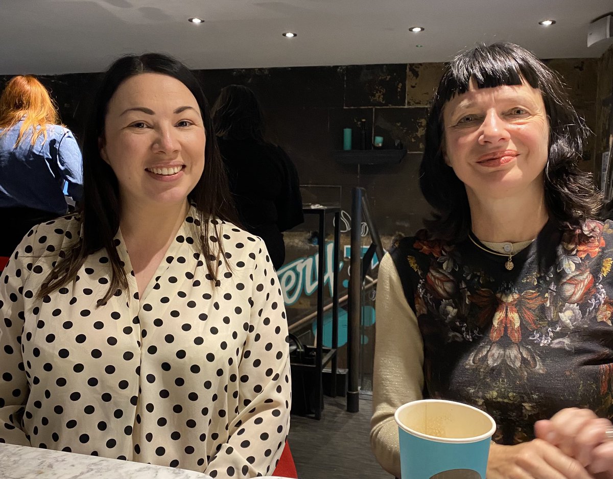 Imagine a world where our clothes enrich every aspect of our lives and the environment… A powerful meeting with <a href="/Fash_Rev/">Fashion Revolution</a> co-founder <a href="/Carrysomers/">Carry Somers</a> and <a href="/MonicaLennon7/">Vote Monica Lennon</a> in #Glasgow .
#netzeroapparel #fashionrevolution #COP26