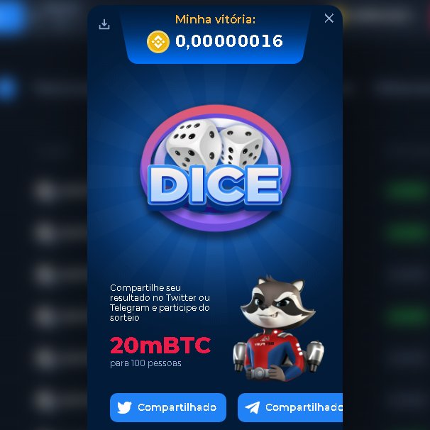 tiagoocrypto's tweet photo. VEM ganhar BNB GRATES na BET FURY
https://t.co/6O5XdKTRuT
🎱Haha! Lucky number in Dice is mine! It was a great win on BetFury in the amount of 1.6e-7 BNB. My Username: User915573 #betfurysuccess #bitcoin #staking 
#BNB #BNBGRATES #Bitcoin #TRXDOWN 
https://t.co/6O5XdKTRuT https://t.co/oiiRWSFaId