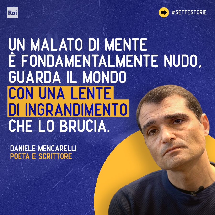 #DanieleMencarelli ha vinto il Premio Strega giovani 2020 con “Tutto chiede salvezza”. Il romanzo ricostruisce i giorni del TSO cui l’autore fu sottoposto nel 1994.
#Settestorie