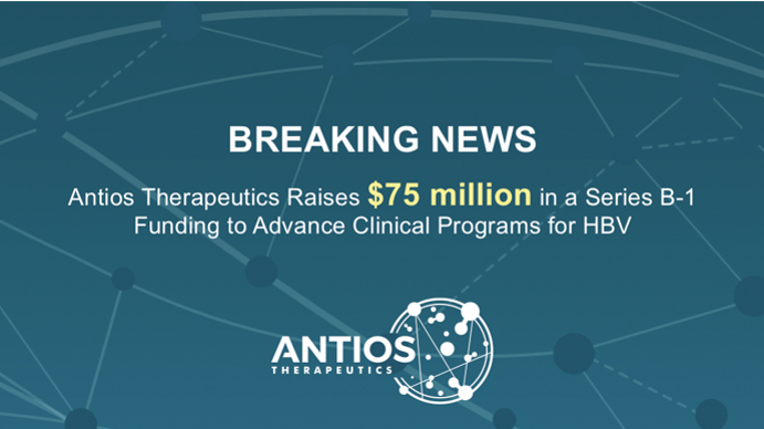 Today we announced $75 million in Series B-1 funding from GordonMD Global Investments. The proceeds will be used to advance our work to develop innovative therapies for #hepatitisB. Learn more: bit.ly/3EDYhrS #hepB #HBV