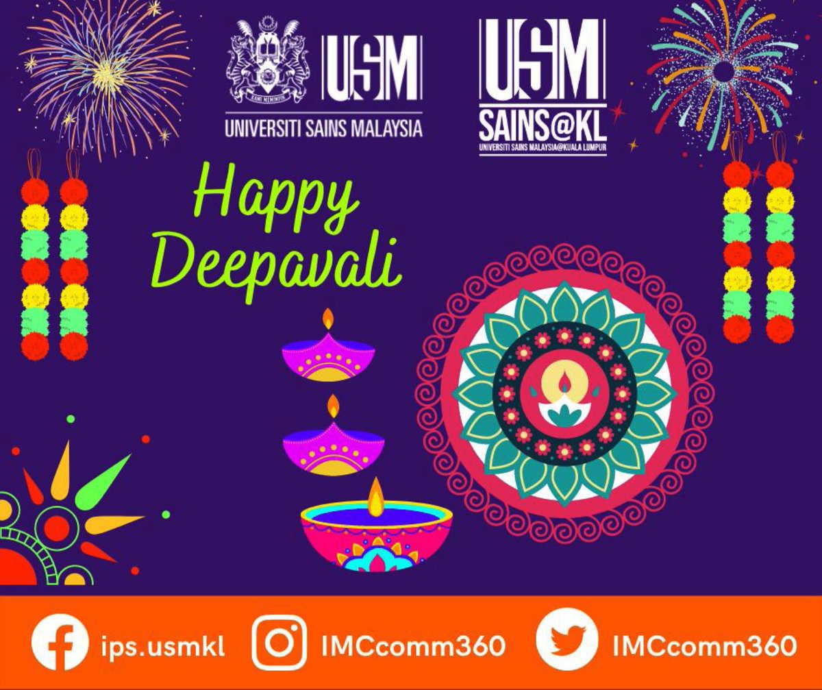 IMComm360's tweet photo. Happy Deepavali!                                                                                                                                              Psst, you're thinking about muruku and mutton curry aren't you? #USM #imc360 #Deepavali #marketing https://t.co/GNZpN0sZ1U