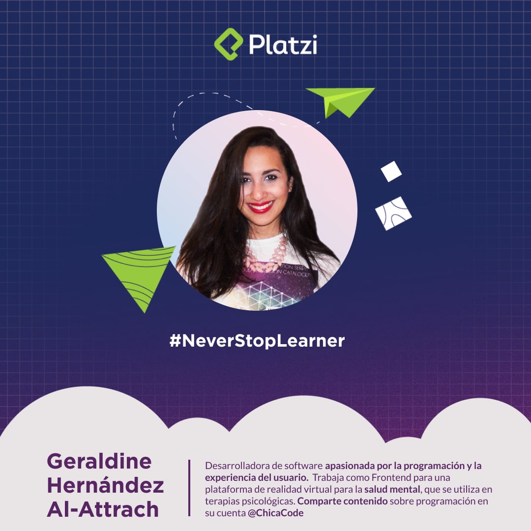 luisframontero's tweet photo. 💥El sábado 6 de noviembre a las 11:00 am 🇨🇴 nos conectaremos a un VoiceChat desde el grupo de #DesarrolloWeb de Telegram para conversar con Geraldine (@ChicaCode) acerca de su interesante cambio de carrera de psicóloga a desarrolladora web y creadora de contenido. https://t.co/wzmcbqIbC6