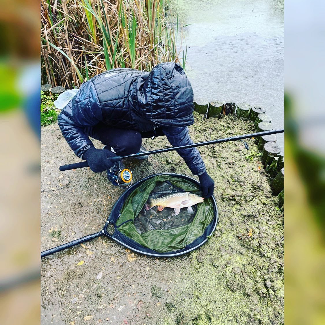 reintegreat's tweet photo. The rain does not put our young people and staff off when they are fishing #Reintegreat #StudentEngagement #OneToOneSession 💙🎣🎓😀 https://t.co/C83PqlQ0ZH