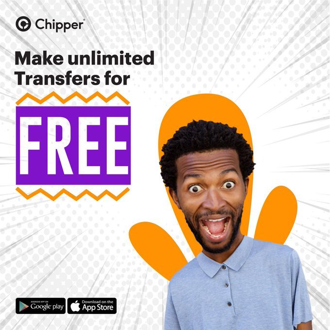 Boboye_Ak's tweet photo. Imagine making 200 transfers and being charged 10 Naira for each. Your bank don use you secure urgent 2k be that.

Not Chipper though. With Chipper you get unlimited free transfers.

#transferforfree https://t.co/v3foN9VCfn