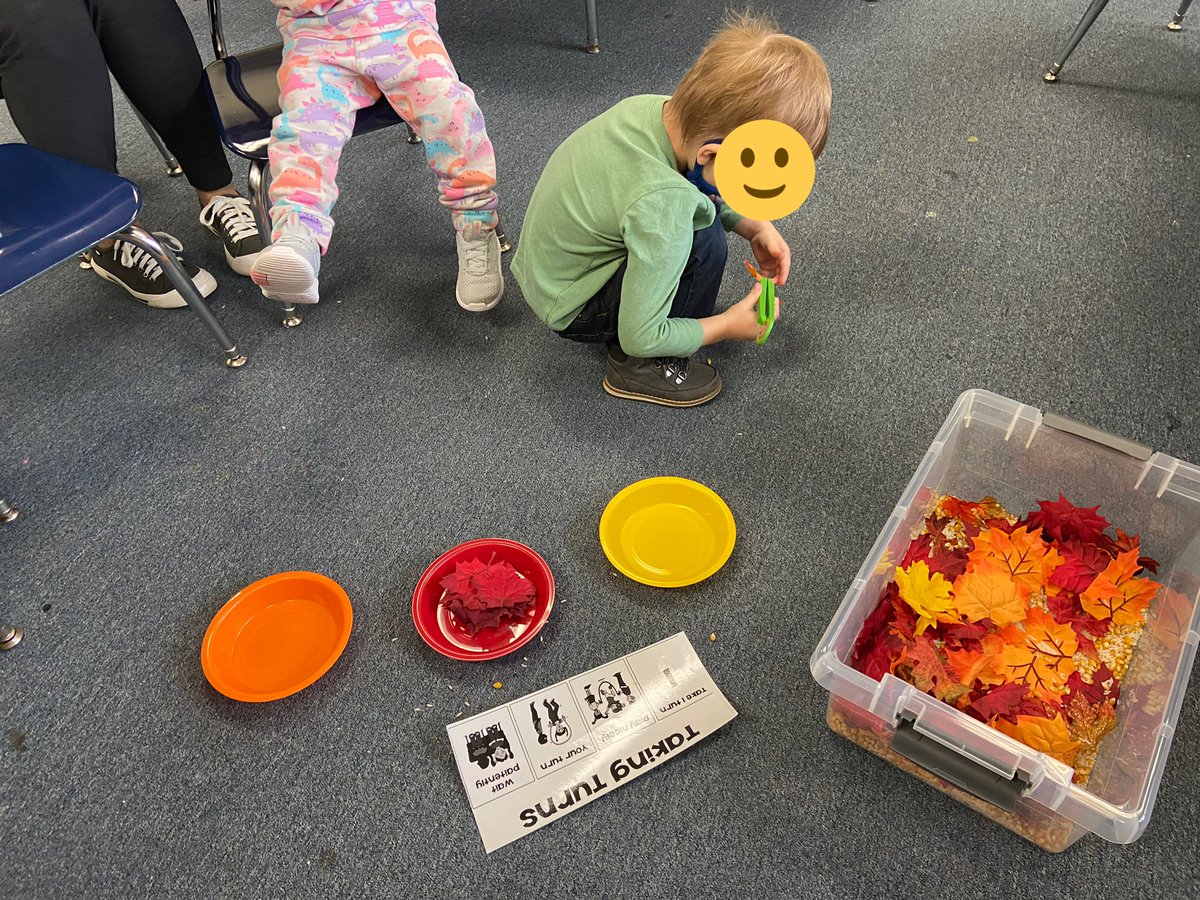 MrsF_MtView's tweet photo. Preschool is learning all about trees from the Creative Curriculum while taking turns to sort the colored leaves and the building letter T! 🍁🌳 @ZywickiR @melandyk @Deb_Huffmam https://t.co/cqciCJzlbj