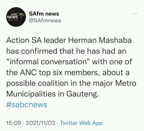 Anna_Magdalene's tweet photo. @helenzille Didn't even last an hour.
@HermanMashaba 
@Action4SA https://t.co/JCVvRPj3uo