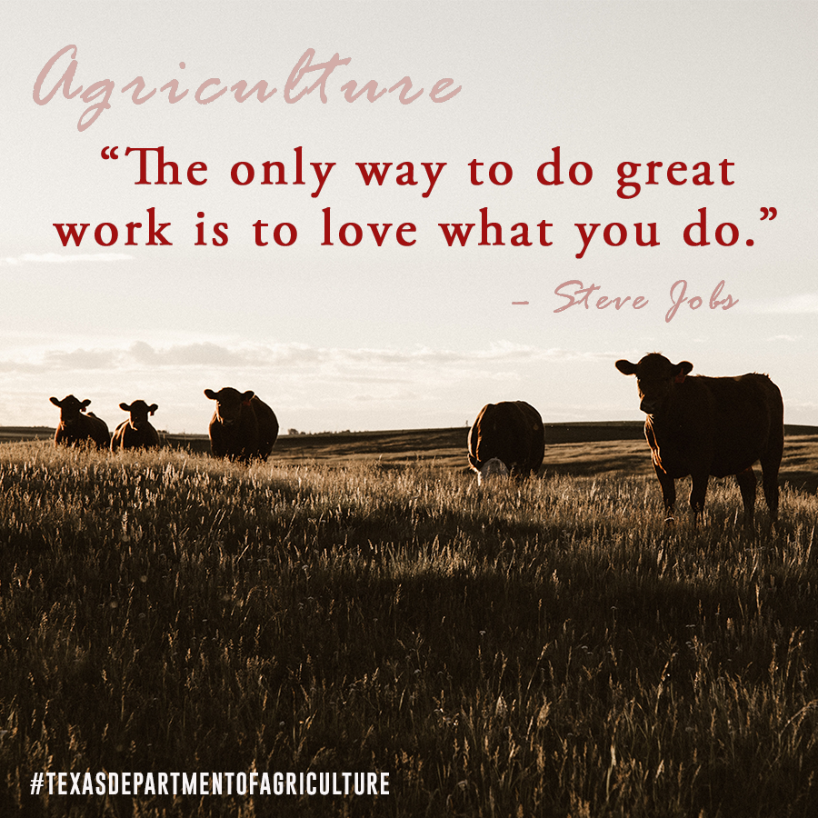 #TexasAgricultureMatters