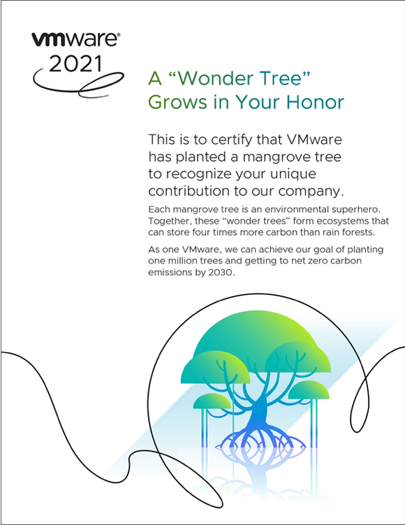 TS_Curtis's tweet photo. As VMware continues to celebrate it's independence what better way to celebrate the occasion than pushing on with it's goal of net zero carbon emissions. A tree planted for every employee, another step forward in better sustainability and a better future. Thank you #VMware #COP26 https://t.co/5cemSvmiMO