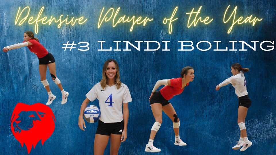 Congrats to Lindi Boling (<a href="/lindiboling/">𝕝𝕚𝕟𝕕𝕚</a>) on earning Conference Defensive Player of the Year and 1️⃣st team All-Conference!
#NCTCVB21 🦁🏐🏅