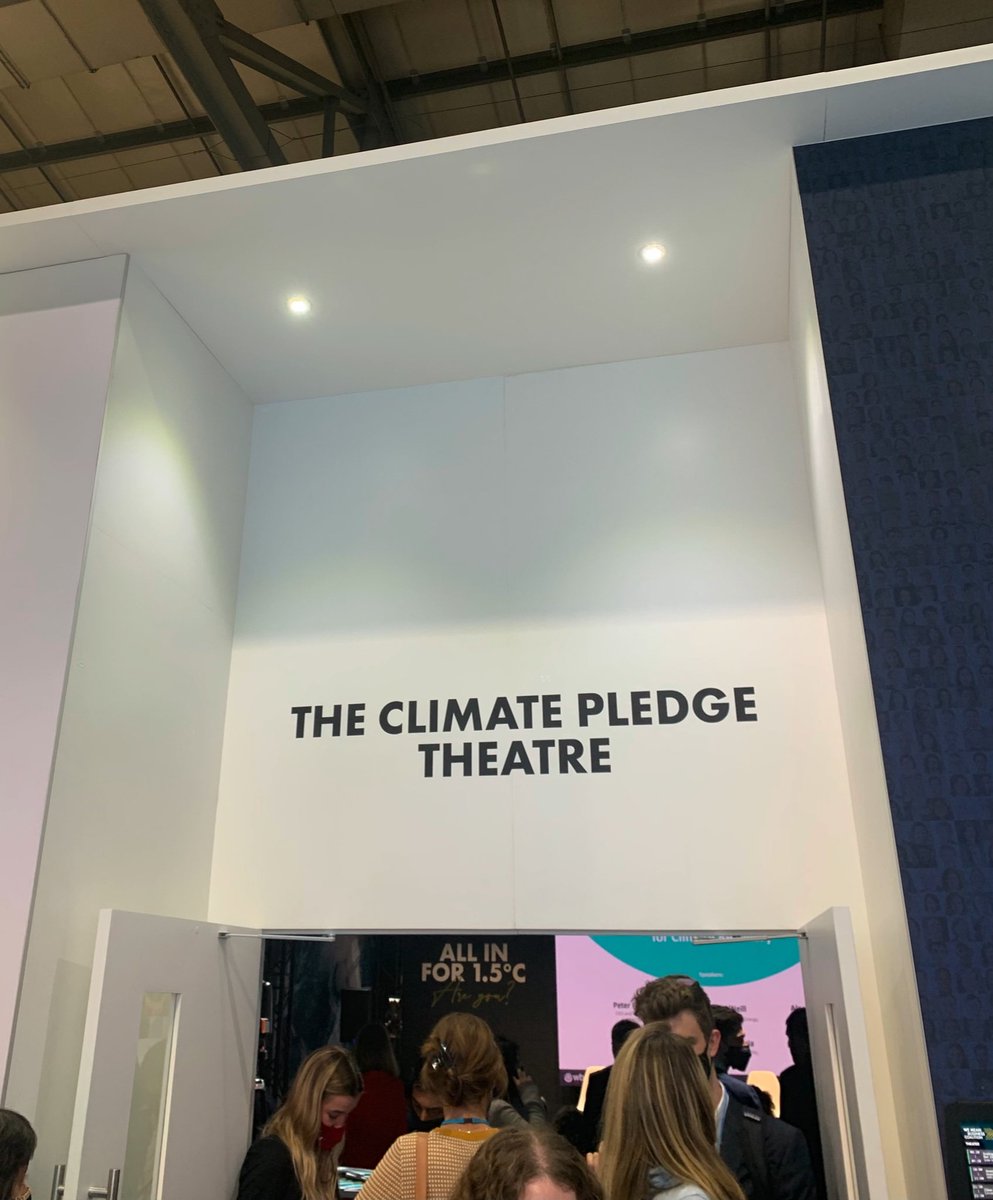 At least they’re being honest? #COP26 #climatepledgetheatre