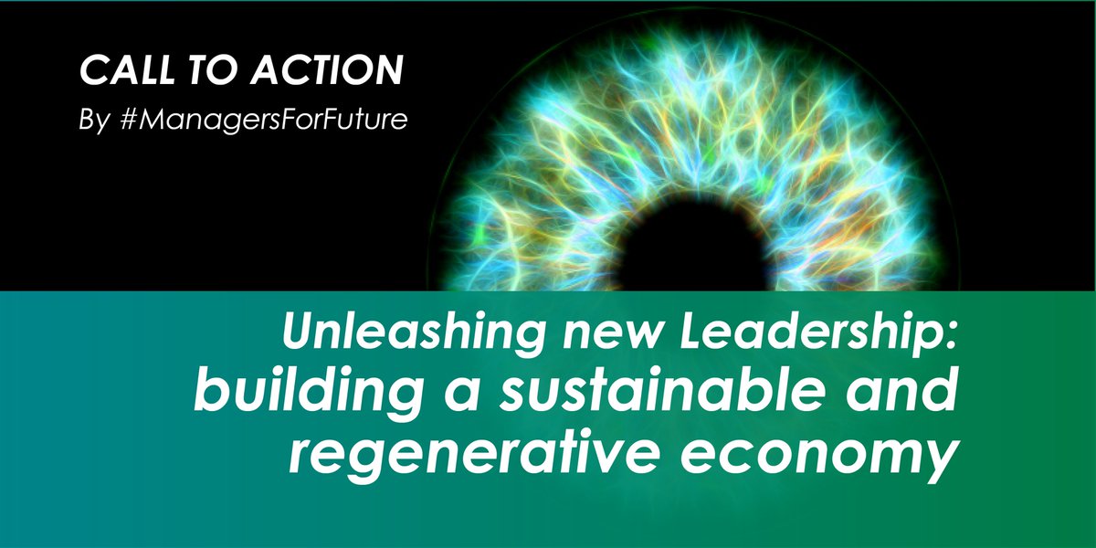 Managers4Future's tweet image. #COP26 Call to Action by #ManagersForFuture

„No more blah blah blah!“ We face a huge gap between what is being said and done. Today, we need new leadership for a new economy!

Read our paper: lnkd.in/eY-kKbAg

Join us and sign our Call To Action: lnkd.in/epn2X348