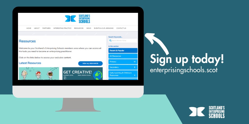 ScotEntSchools's tweet photo. Sign up to https://t.co/CpBOD3Vort and make sure you never miss an update from us!

What's in it for you?
✔️ Fully #CfE mapped resources
✔️ #InterestingPractice
✔️ #CLPL opportunities
✔️ Partnership opportunities https://t.co/jRzyz0D1RA