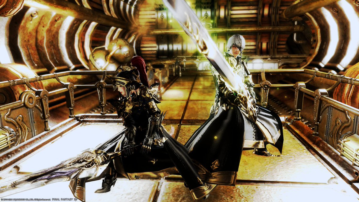 vivinyan_FF14's tweet photo. だんなさんがミドオス散歩用に暗黒のミラプリ作ってたので、おそろにして撮影してきた٩(๑❛ᴗ❛๑)۶
#LLVV #XIV_PICTCLIP https://t.co/K6GnflTMqH