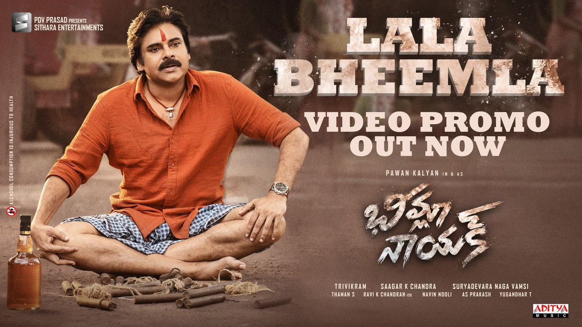 #LalaBheemlaVideoPromo Out now 🔥

Link : youtu.be/szQMO0X4EqM

#PawanKalyan #RanaDaggubati #nithyamenon #SamyukthaMenon #Trivikram #SagarKChandra #ThamanS

#BheemlaNayak 

 #TheSoundOfBheemla #PSPKRanaMovie 

#Tollywood #Hyderabad #FilmCelebrityUpdates