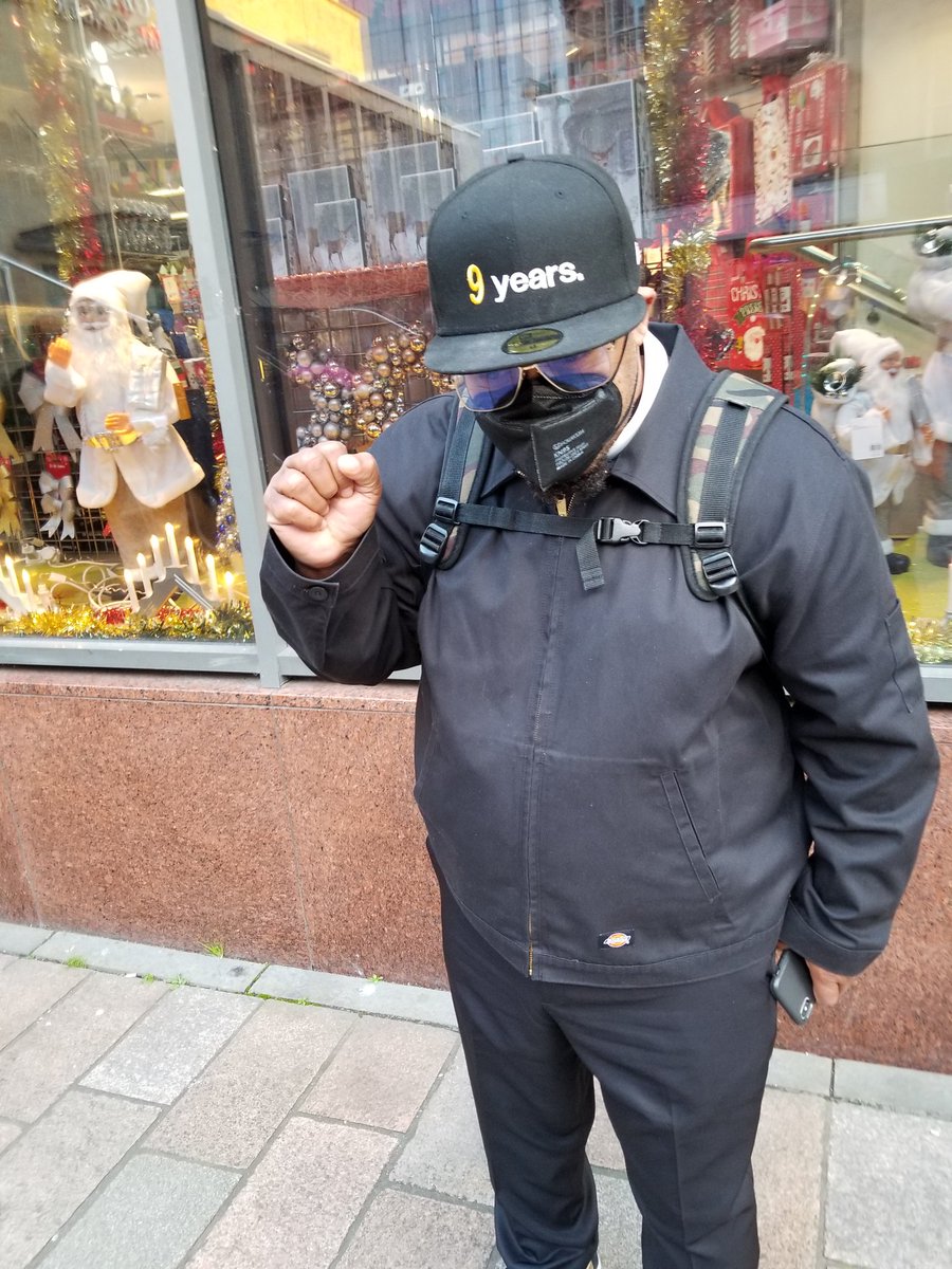 billmckibben's tweet photo. So good to see @RevYearwood out at this divestment protest in the streets of Glasgow!  #diveststrathclyde https://t.co/JiK0q26eer