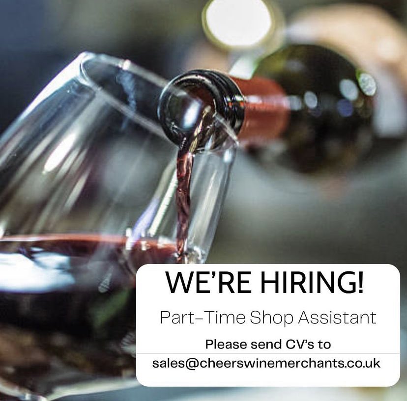 Tell your friends! 🍷 #jobopportunity