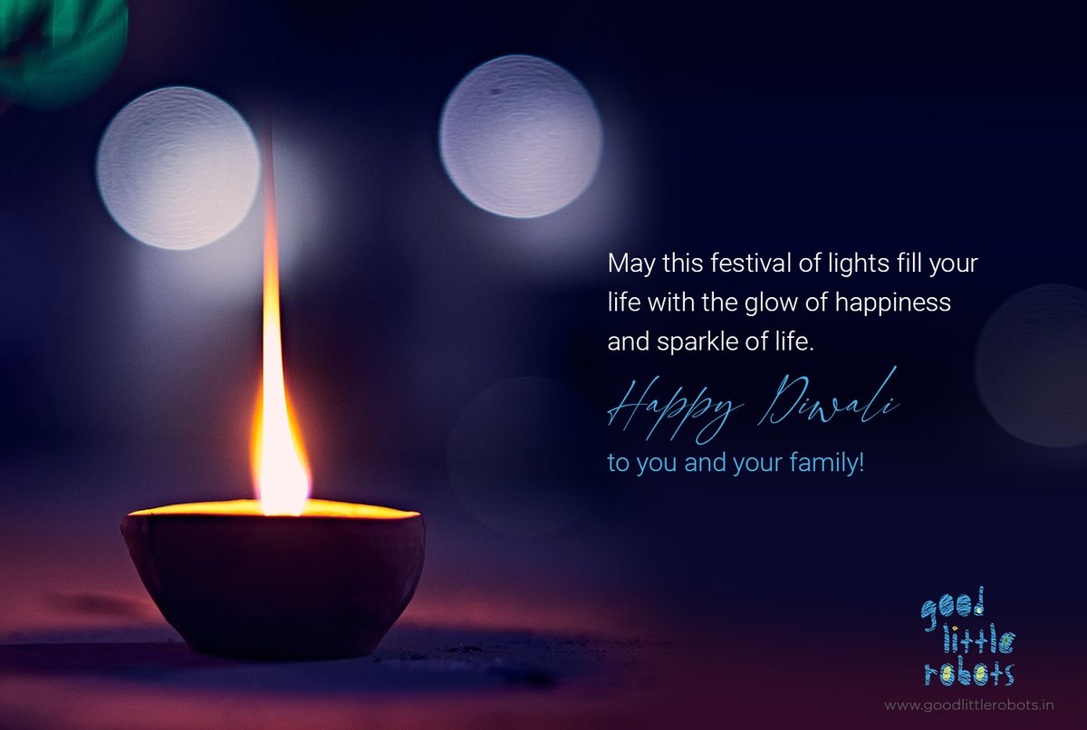 GoodLittleRobot's tweet image. Happy Diwali!

#Happiness #festivevibes