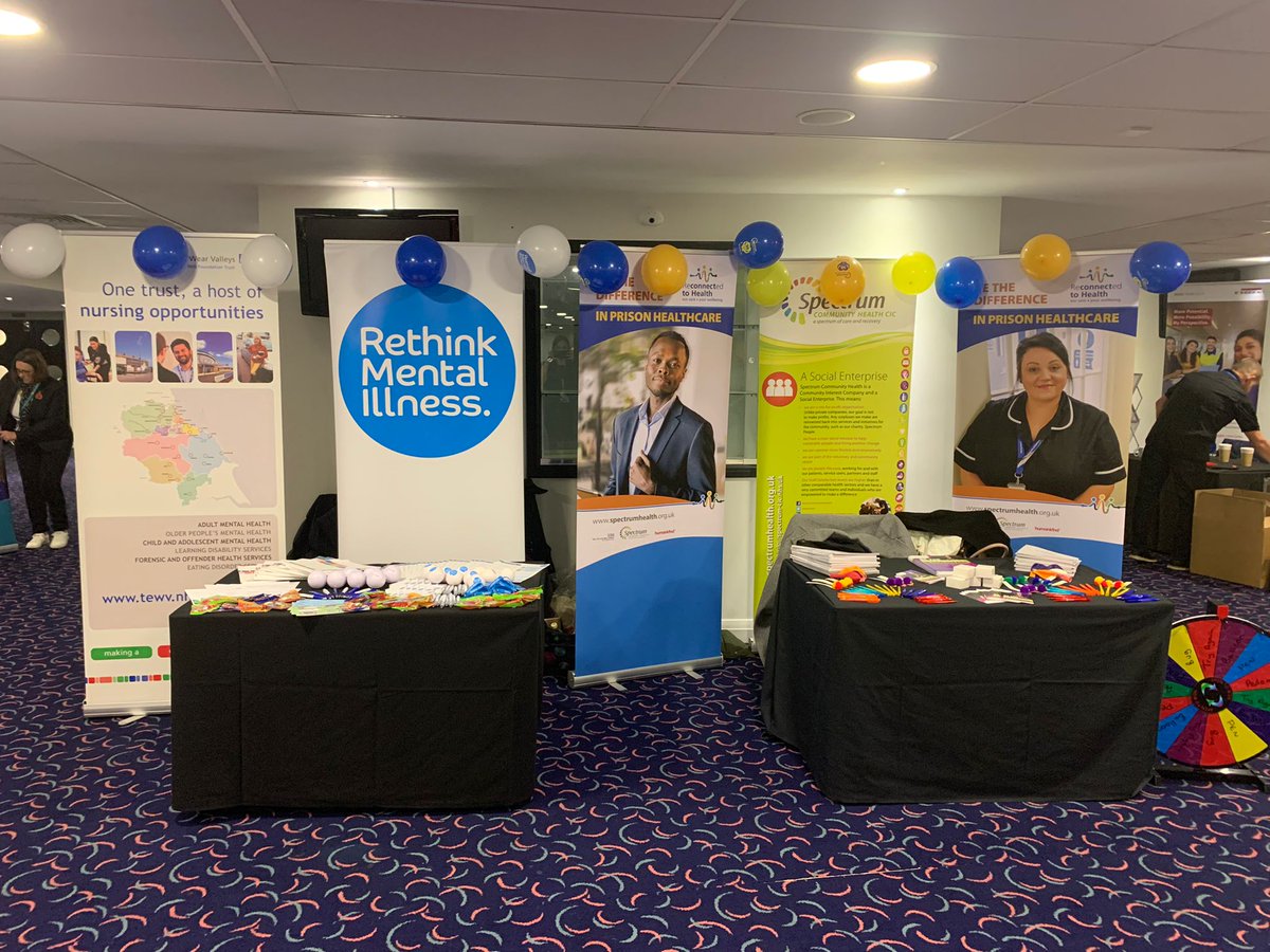 The Reconnected to Health family at <a href="/UKCareersFair/">The UK Careers Fair</a> in St James’ Park today! - Inviting people to come and check out how amazing they are to work with <a href="/TEWV/">Tees, Esk & Wear Valleys NHS Foundation Trust</a> <a href="/TEWV_careers/">TEWVcareers</a> <a href="/Rethink_/">Rethink Mental Illness</a> <a href="/SpectrumCIC/">Spectrum CIC</a> <a href="/Humankind_UK/">Humankind</a> #reconnectedtohealth #weneedyou #valued #career