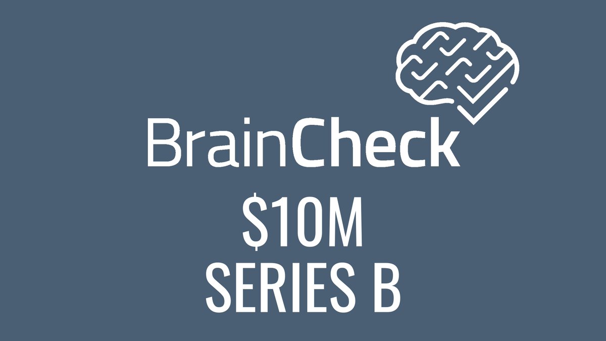 We are thrilled to co-lead @BrainCheck's $10M Series B with @nextcoastVP! This funding will enable BrainCheck to further revolutionize the management of cognitive health. Congrats to CEO Yael Katz and the entire team! 
businesswire.com/news/home/2021…