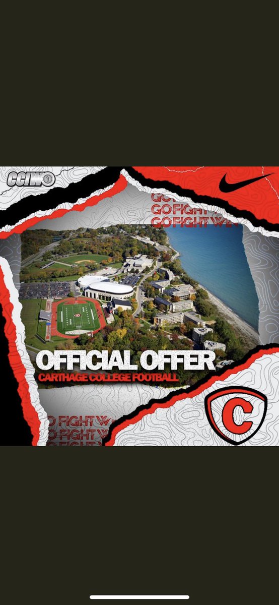 Ahmad041104's tweet photo. With the help of god I’m blessed to receive my first offer from 🙏🏾@Carthage_FB @CoachDustinHass 
@CoachJackson251 @zward4 https://t.co/KdE6cwXuoo