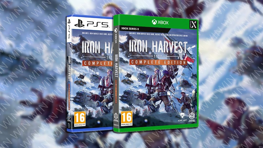 PLAION_UK's tweet photo. Fancy winning a copy of Iron Harvest: Complete Edition for PS5 or Xbox Series X? Here's how to enter...

👉 Follow us
👉 RT this Tweet
👉 Drop a reply with your platform preference

...and that's it!

Ends 12 noon GMT on Monday 8th Nov. UK&amp;I only. #giveaway #win #KMUKcomp https://t.co/KnYThglTe3