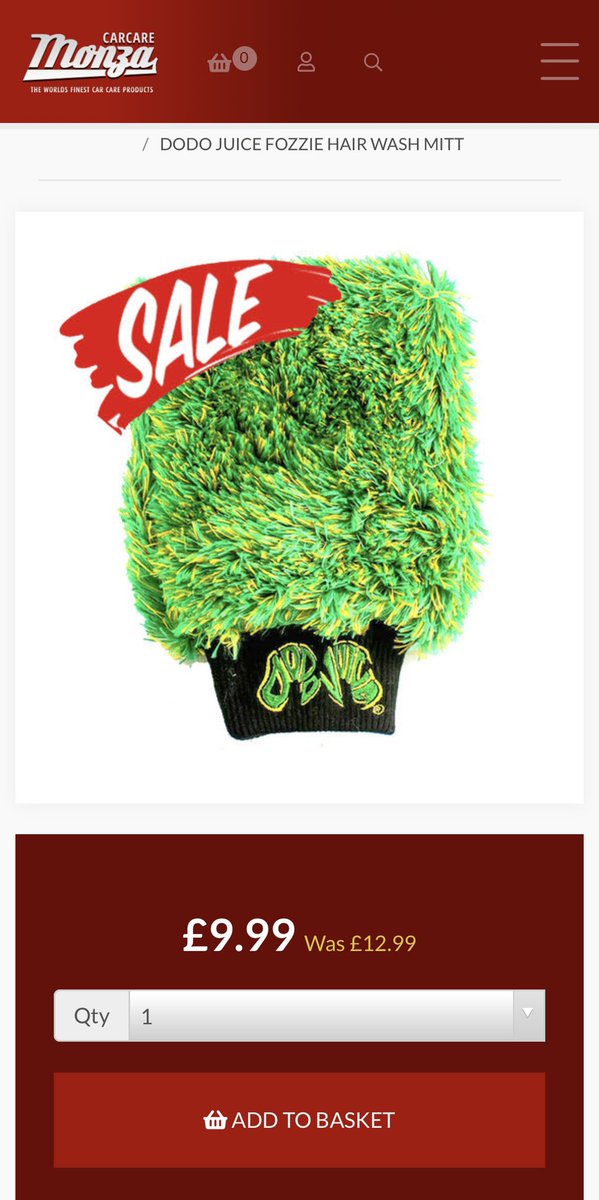 Now on special offer #dodojuice the new dojo juice microfibre deep pile #carwash mitt
 monzacarcare.com/washing-and-dr…