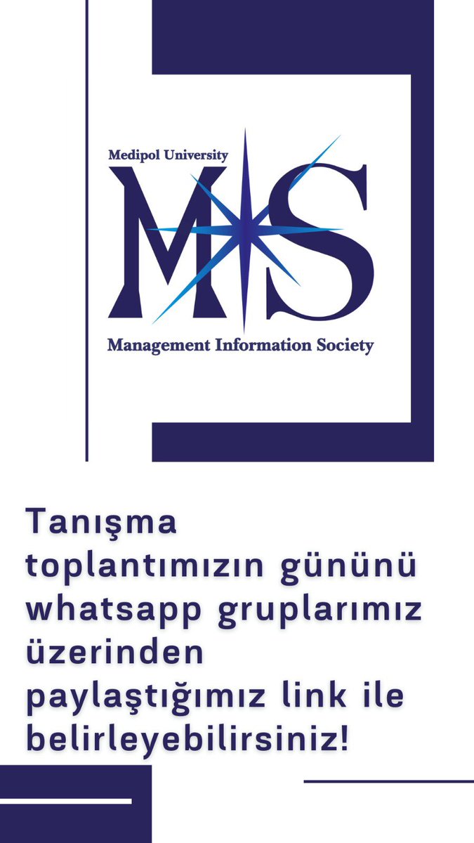 Management Information Society tweet media