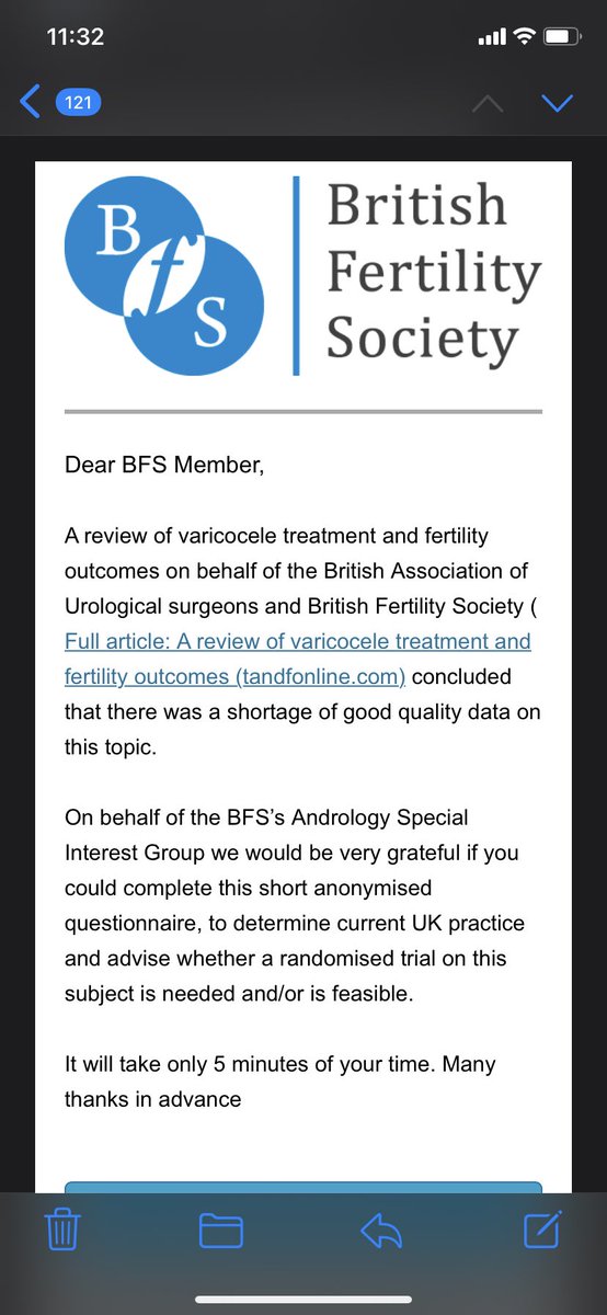 Babyfarmgroup's tweet image. This is great news!!
Especially since it is though that around 40% of male infertility is caused by this condition AND the prognosis following corrective surgery is brilliant!!

#malefactor #fertility #malehealth