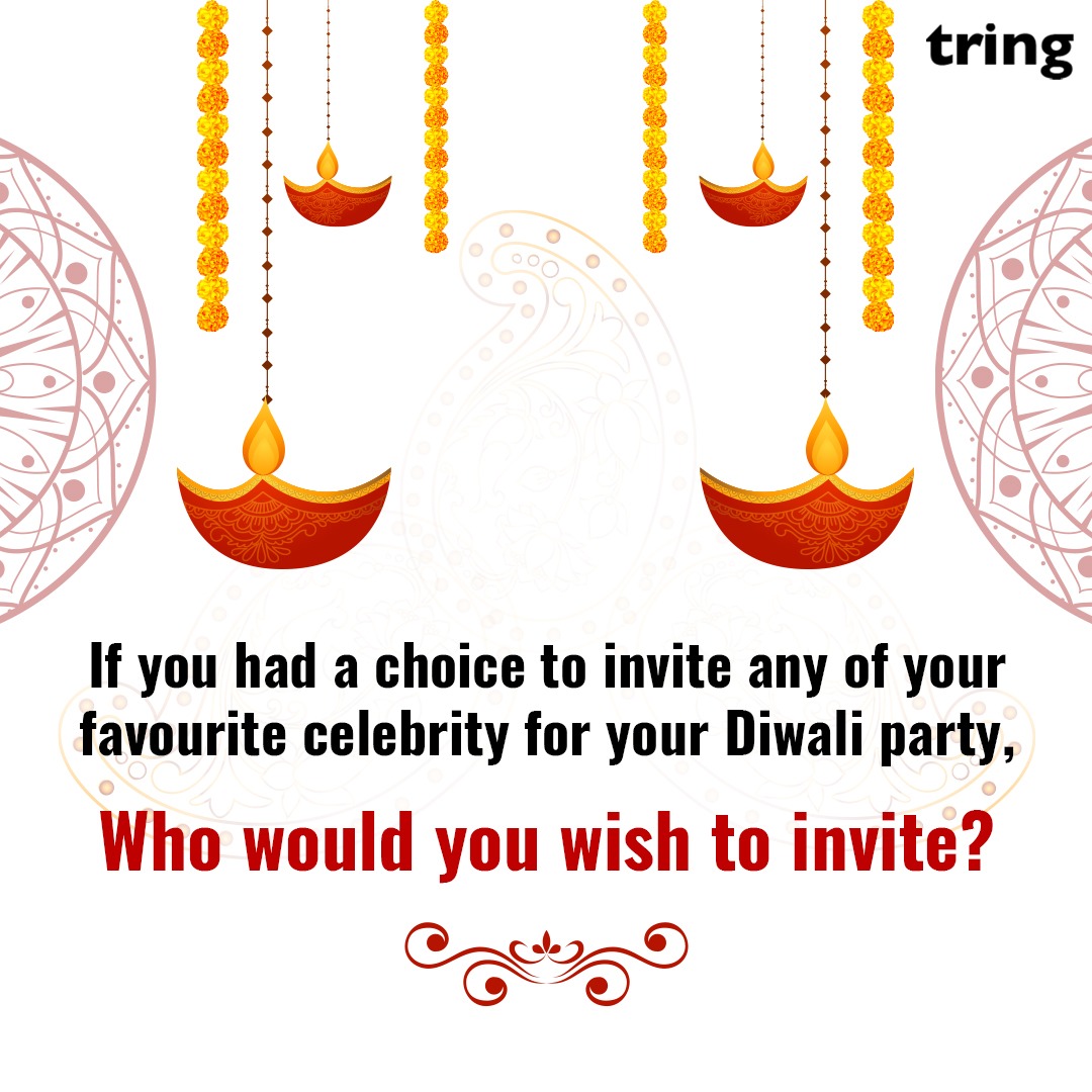 TringIndia's tweet photo. Tell us which celeb crush of yours would you invite for your starlit DIWALI PARTY in the comments section below! 

#DiwaliSpecial #ThisDiwaliWithTring #Diwali2021 #TringIndia #JustATringAway #PersonalisedMessages #FavouriteCelebrities #RecordedWishes #PersonalWishes #BookATring https://t.co/uZPhaguK5i