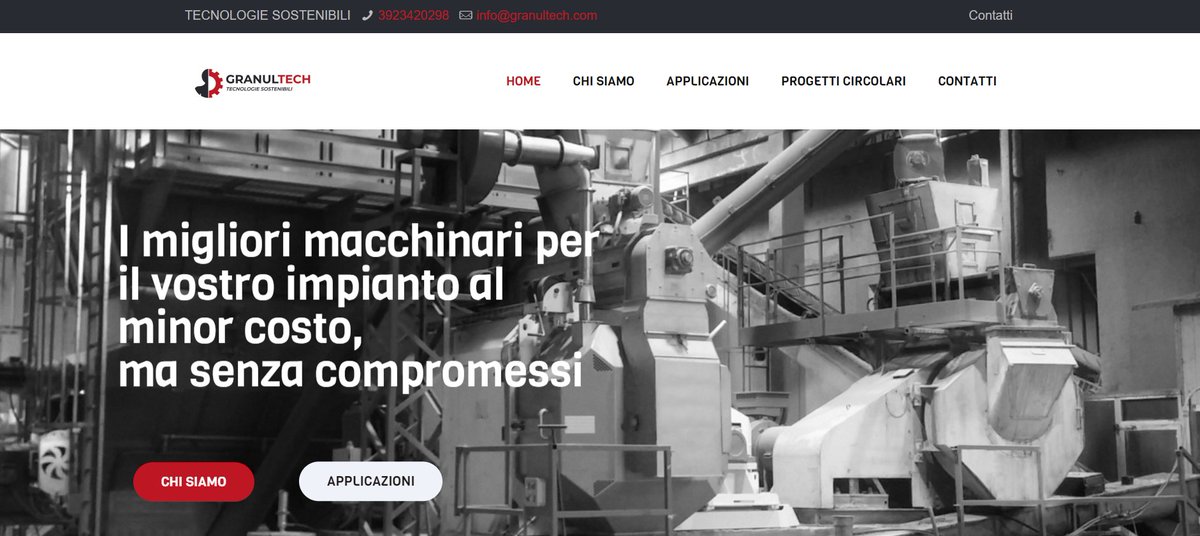 DadoNet_net's tweet photo. ✌ ONLINE il sito dell'azienda Granultech!
👉 https://t.co/MnyDrSbg4A
⚙️ Tecnologia #WordPress
🥰 #SEO friendly 

Ne desideri uno simile per la tua attività?
📱 Chiamaci al 393 851 3669
✉️ Scrivici a info@dadonet.net

#wordpresswebsite #sitiweb https://t.co/rYGJ8yPHOJ