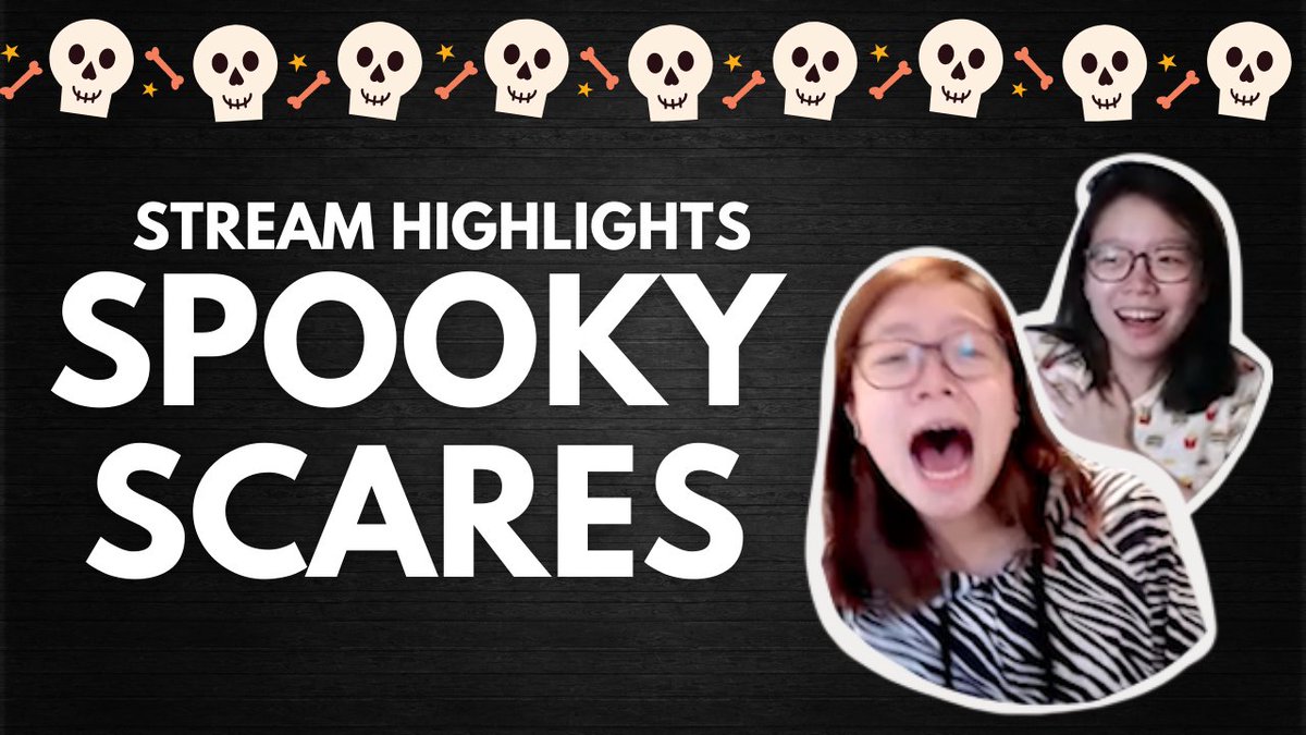 Clearly not uploading this whilst in class but IT'S LIVE. The spooky scares stream highlights is available now ~~

WATCH NOW: youtu.be/AnkIr239KMg