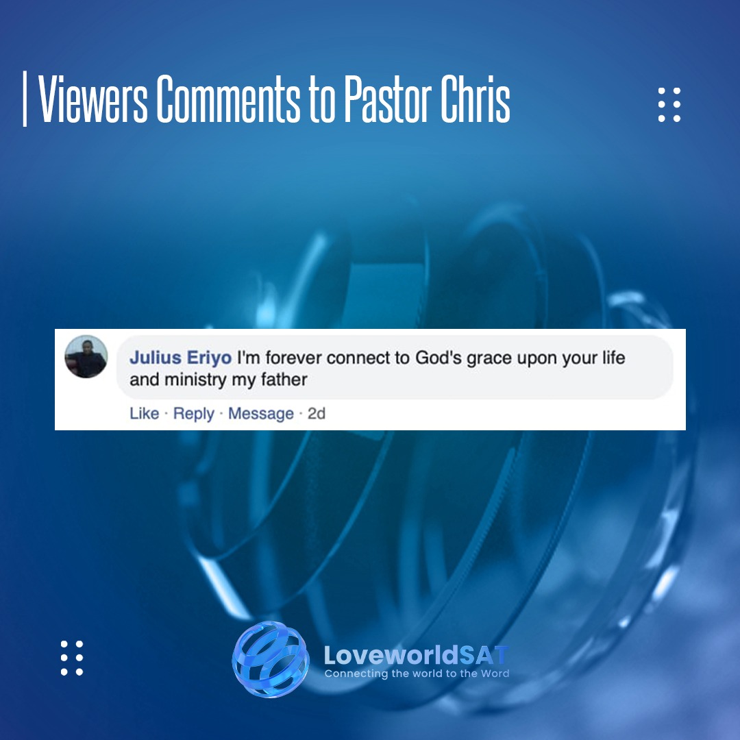lwsat's tweet photo. πΊπ€VIEWER'S COMMENTS TO PASTOR CHRISβ€οΈβ¨
We appreciate all comments, appreciative or otherwise, as itβs helpful to know what you think.
Send us your Comments on loveworldsatdaily@loveworldsat.org or simply comment on our social media platforms.
#lwsat #loveworldnetworks https://t.co/zaAt11h1Ul