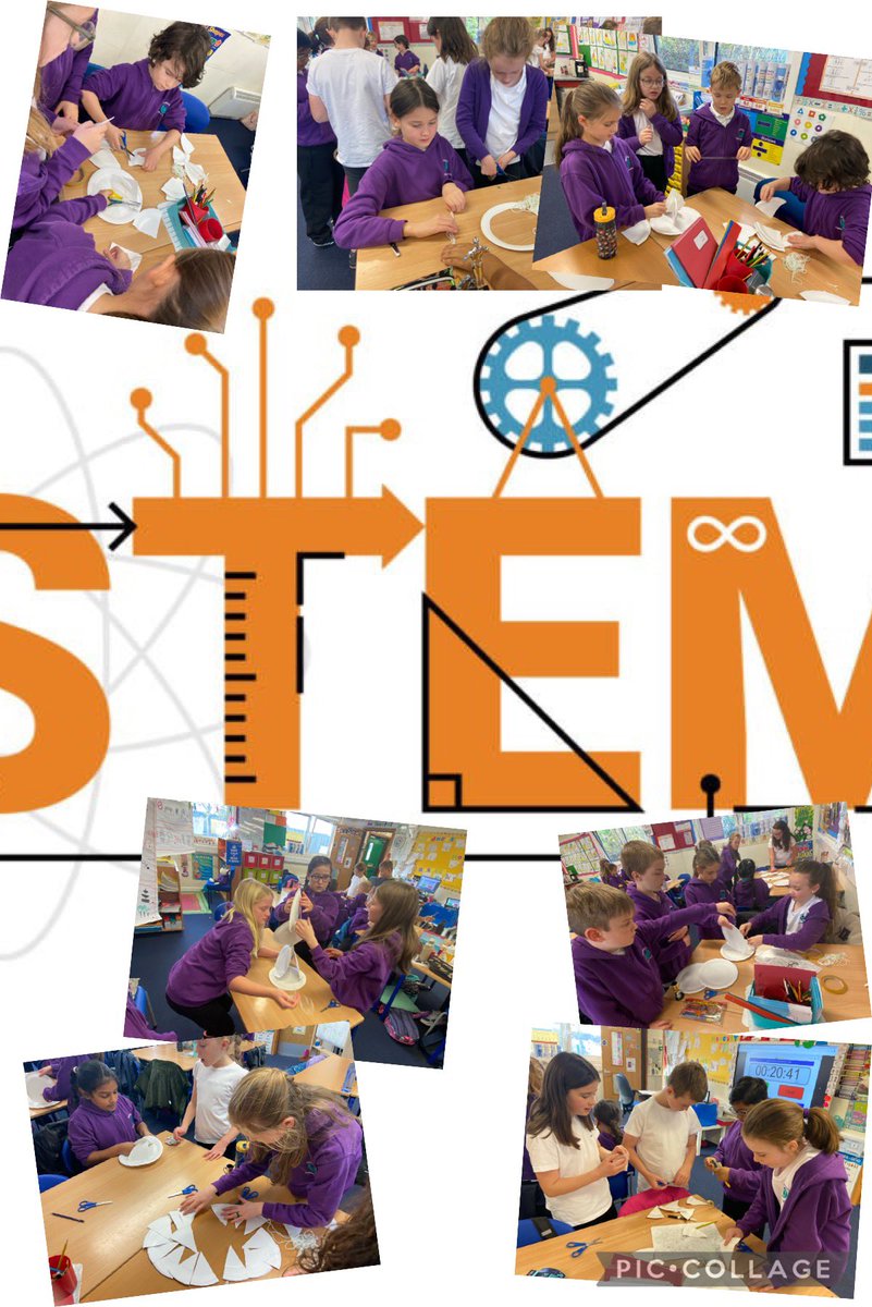 KPS_MrsJack's tweet photo. An extremely engaging &amp; inspiring morning so far with @SmartSTEMs We loved hearing from Penny &amp; Alan who told us about their jobs! We designed a piece of tech to make life easier! 💡 🤩Who will win the paper plate tower challenge? #Collabiskey #VirtualSmartSTEMs #MyJob #MyJorney https://t.co/arBetb2OxK