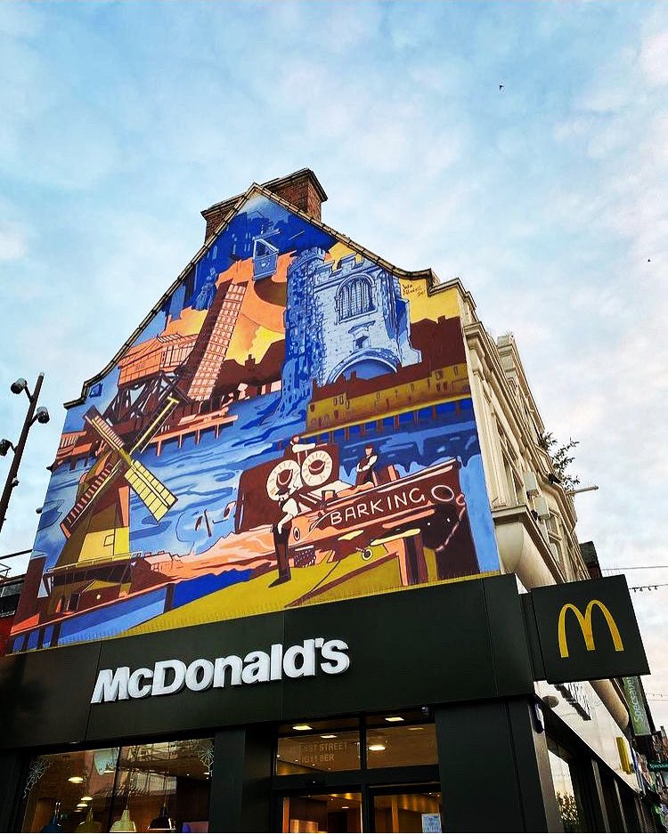 Have you seen Barking’s new mural yet? 

This stunning mural was completed and commissioned by Jake (itaewon.gallery)

Embracing Barking’s colourful heritage.

Capturing the past, the present, and the future.

#barking #mural #art #eastlondon