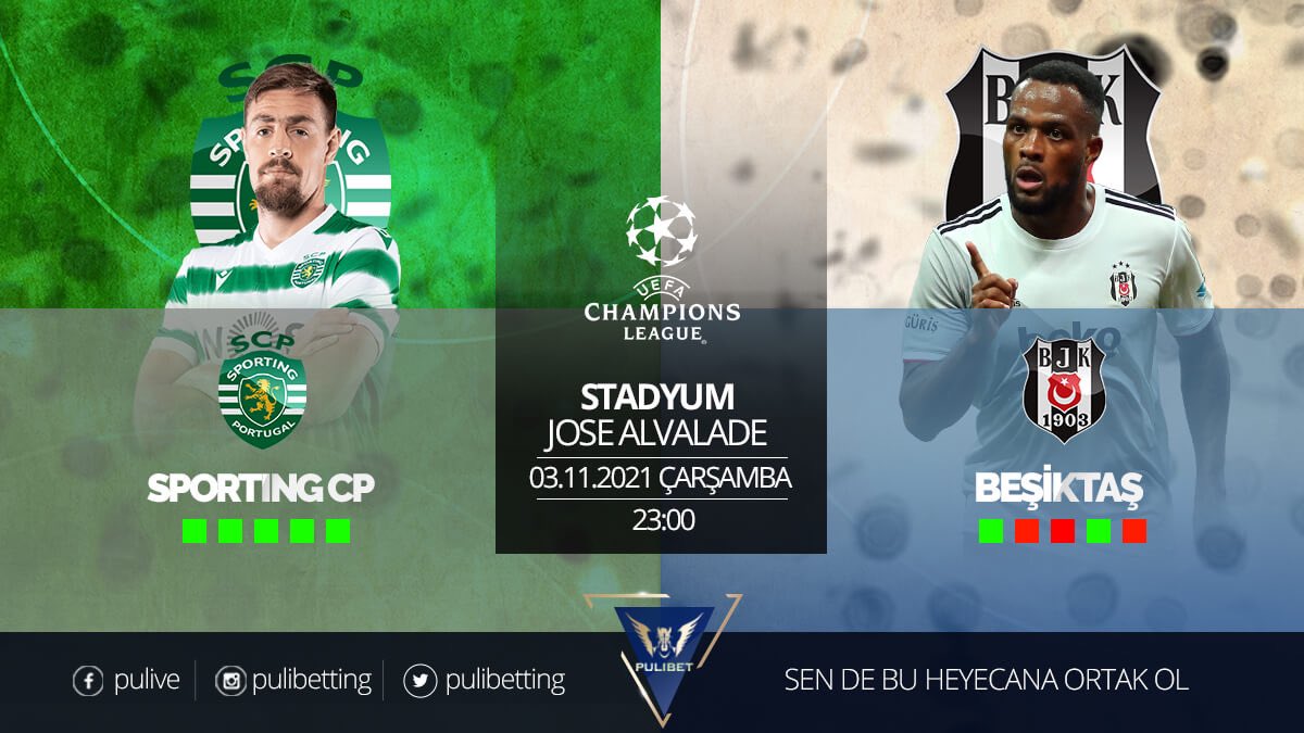 Pulibetting's tweet photo. 🏆 Sporting CP - Beşiktaş

📊 #UCL deki temsilcimiz Beşiktaş, daha önce Avrupa kupalarında Sporting ile oynadığı üç maçtan bir beraberlik, iki mağlubiyet ile ayrıldı. Bu maçların üçünde de karşılıklı gol oldu. 🦅 #Pulibet 

Fikstür ve Oranlar 🔗 https://t.co/TesktHxAXV https://t.co/KQtkoLL0nb