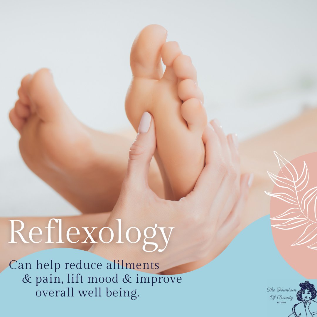 Belfastsalon's tweet photo. Improve Your Wellbeing with Reflexology!

📲 To book an appointment give us a call on 028 9031 0103.

𝒯𝒽𝑒 𝐹𝑜𝓊𝓃𝓉𝒶𝒾𝓃 𝒪𝒻 𝐵𝑒𝒶𝓊𝓉𝓎

#reflexology #wellbeing #belfastsalon https://t.co/7ytJJBiLFM