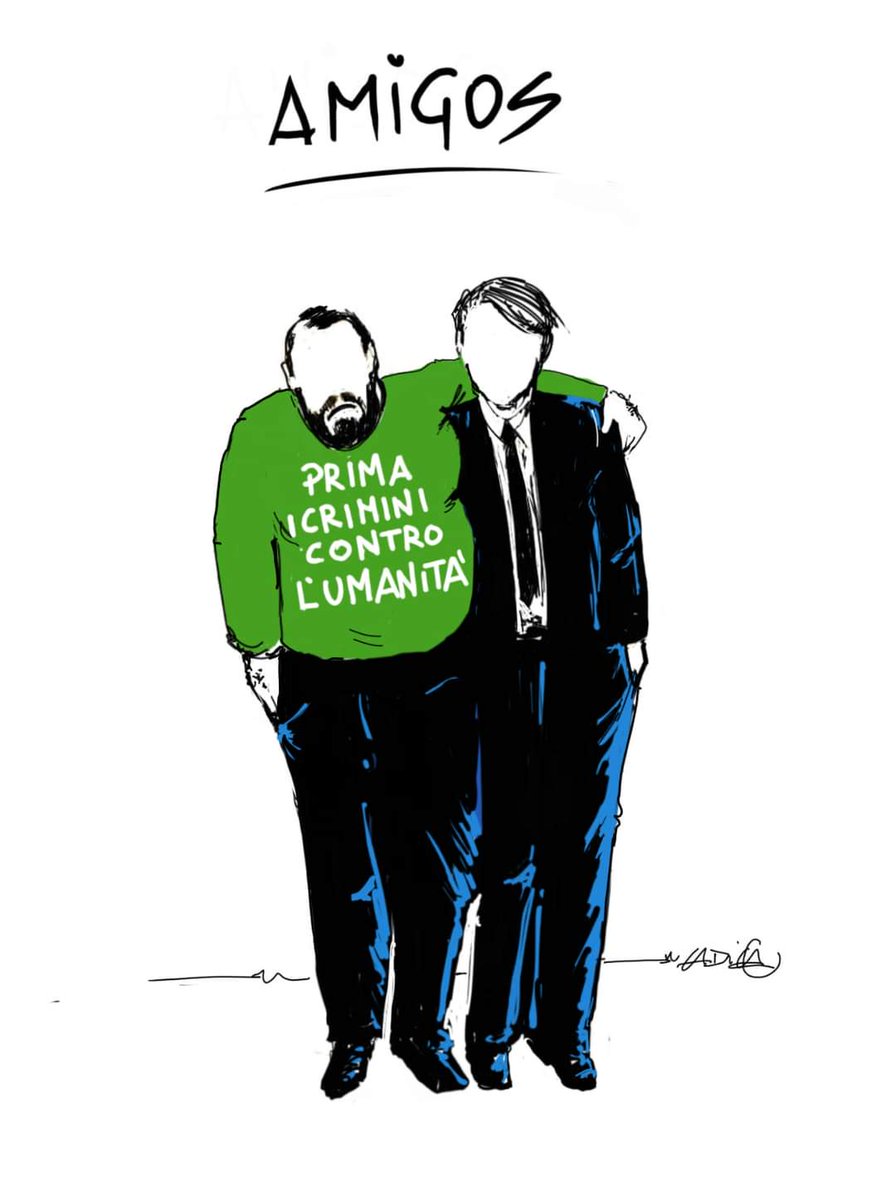 Non chiedo scusa a #Bolsonaro.
#BolsonaroGenocida 
#ForaBolsonaro 
#SalviniPagliaccio