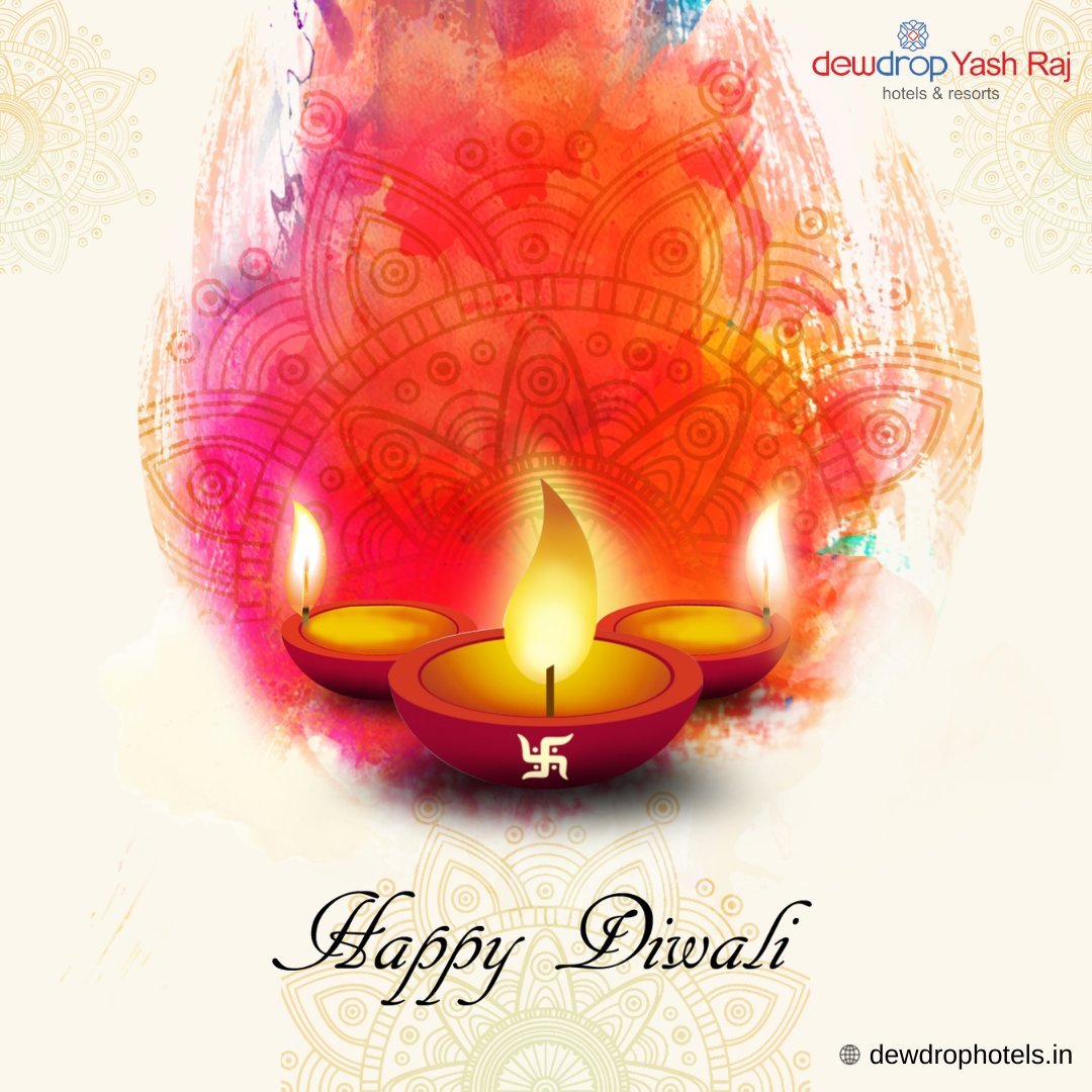 Dewdrophotelsin's tweet photo. With a gleam of Diyas and the echo of the chants, may happiness & contentment fill your life. Team Dewdrop wishes you a very happy & prosperous Deepavali.
.
.
#Diwali2021 #diwaliwishes #HappyDiwali #TeamDewdrop #celebrations
#dewdrophospitality #dewdrophotelsandresorts https://t.co/4YWTh0IW0F
