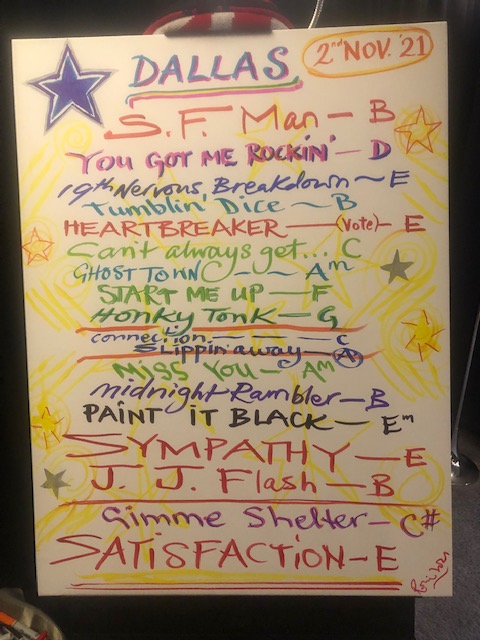 ronniewood's tweet photo. 🤠🎸Thank you to everyone who came to our show in Dallas last night! 
Check out the show's setlist, available here: 
https://t.co/cG9Jl4MxQD
#StonesDallas @cottonbowlstad https://t.co/uIpeAElJ2s