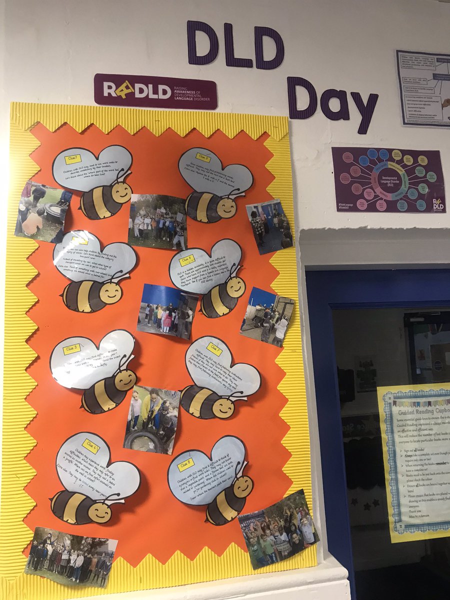 talkwithease's tweet photo. What a wonderful display put up by the talented Miss Hall @bensonschool showing the treasure hunt clues we used on our #DLD Awareness day! #thinklanguage #thinkdld https://t.co/X6EDWzsPmO