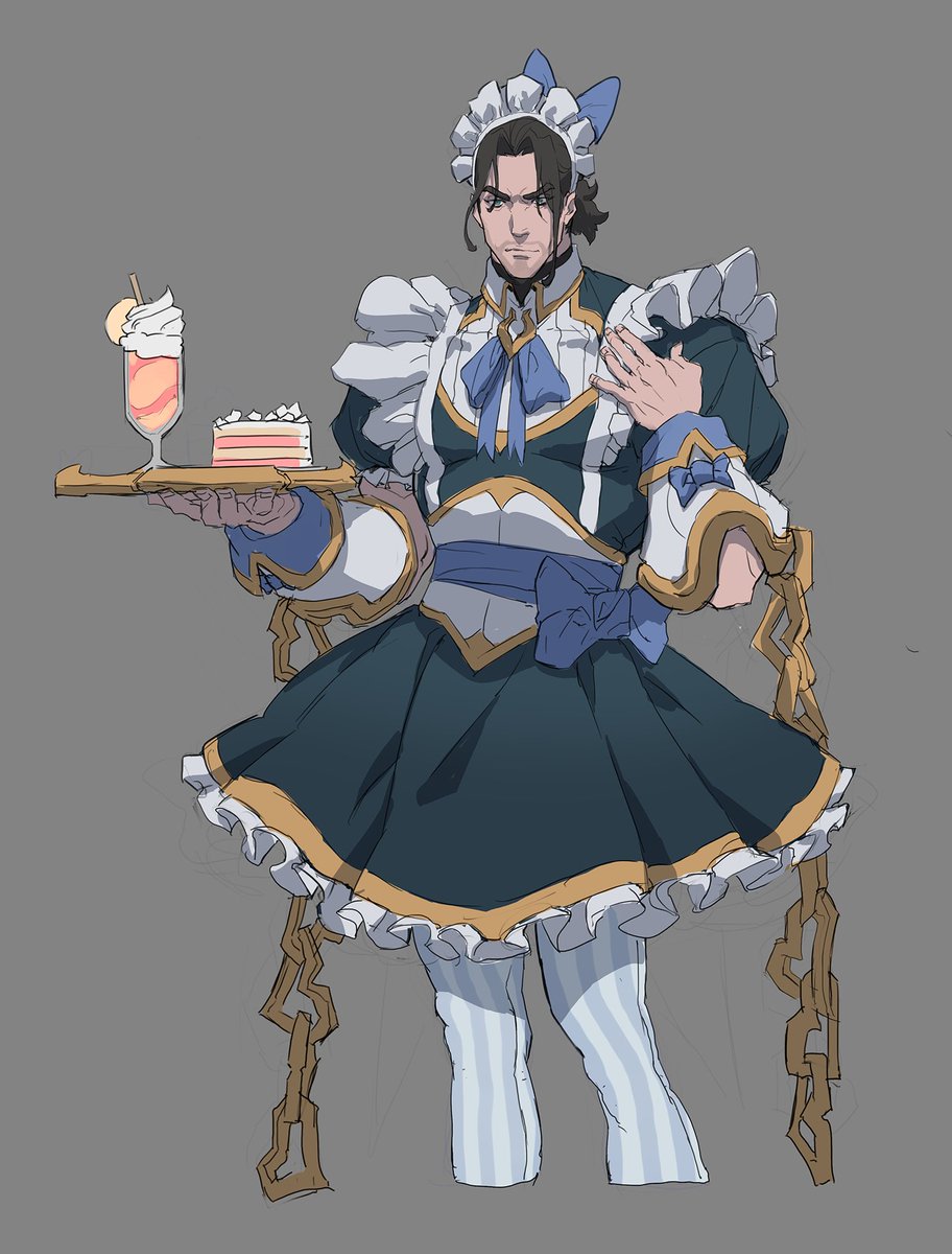 lolpaja's tweet photo. Cafe  Cutie sylas..  서빙 받으면 혁명 당할 것 같이 생김 ㅎㅎ #sylas #ArtofLegends https://t.co/Z7y9I0GEnD